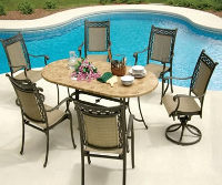 Agio USA Crescent Table