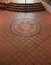 concrete tile lobby