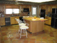 Mexican Saltillo Tile kitchen